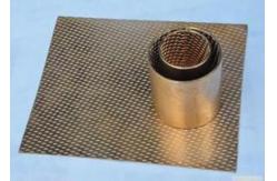 China DIN1494 / ISO3547 Sliding Wrapped Bronze Bearing Low Maintenance With Lubrication Pockets supplier