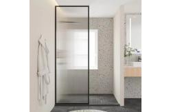 China Fixed Walk In Shower Glass Partition , 8mm Frameless Glass Shower Screens supplier