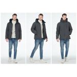 Dark Light Collided Casual Winter Jacket Business Casual Coat Two Faced