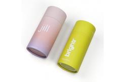 China Customized Paper Cans Packaging Box Recyclable Kraft / Cardboard Round Shape Gift Box supplier