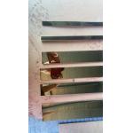 JIS Gold Plating Stainless Steel Edge Trim 0.85mm Thickness for sale