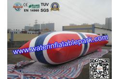 China Customized Air Jumping  Inflatable Water Blob  Rental 12M X 2.5M supplier