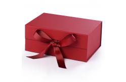 China Custom Magnetic Closure Folding Gift Box Packaging With UV Gold Foil Printing supplier