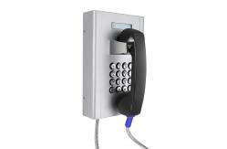 China Customized Grey Or Red Heavy Duty Analog / SIP Phone With LCD Display supplier