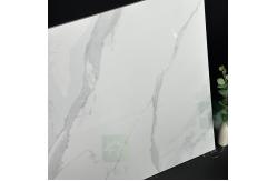 China White Marble Look High Glossy Porcelain Floor Tiles 60x60cm Anti - Fouling supplier