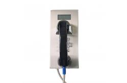 China Wall Mounted Vandal Proof Telephone , Heavy Duty Analog Phone With LCD Display supplier