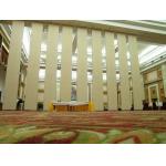 Function Hall Decorative Acoustic Room Dividers / Sliding Operable Wall Panel