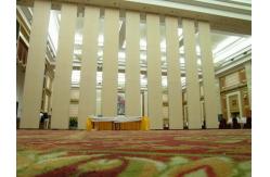 China Function Hall Decorative Acoustic Room Dividers / Sliding Operable Wall Panel supplier