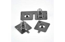 China Dual Aa Cell Battery Leaf Spring Contact Connector Temperature Measuring Gun supplier