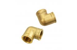 China Manufacture Supply PEX Expansion Fitting Female Threaded Elbow Brass Fitting Sliding Compression-sleeve supplier