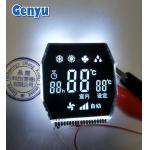 Octagon VA LCD Display Black Background 2 Digit 7 Segment Display for sale
