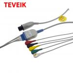 Patient Monitor 5 Leadwires 6 Pin BCI Snap Medical Ecg  Cable for sale