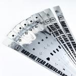 Holographic Wristbands with Custom Logo Text MOQ 100 PCS for sale