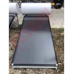 Blue Titanium Flat Plate Solar Water Heater , 100L 150L Solar Panel Hot Water Heater for sale