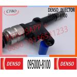 Hot sell diesel engine common rail fuel spare parts injector 095000-8100
