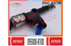 China Hot sell diesel engine common rail fuel spare parts injector 095000-8100 supplier