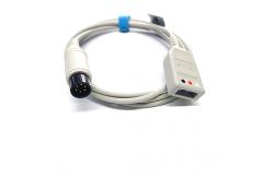 China AAMI6P EDAN DRAGER MINDRAY ECG Trunk Cable 6 Pin Connector 3 Leadwire supplier