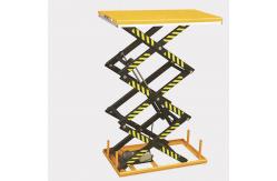 China Hydraulic Lift Platform 1t Capacity 5m Scissor Cargo Lift Table supplier