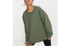 China 100% Plain Cotton Sweatshirts Casual Autumn Plain Crew Neck Pullover Sweatshirt supplier