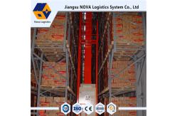 China Heavy Duty Storage Shelves With Conveying System , Asrs Adjustable Shelving Systems  supplier