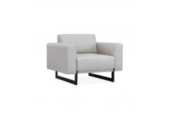 China Blue Hotel Office Reception Leather Modular Sectional Office Sofa supplier