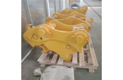 China Steel Hydraulic Quick Hitch Coupler Customized For Hyundai Mini Excavators supplier