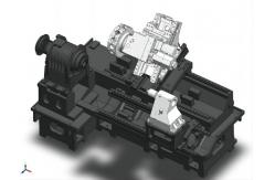 China Automatic 8 Station Slant Bed Cnc Lathe Mill Turn Cnc Machine supplier