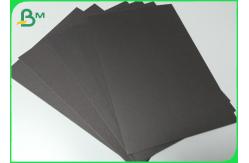 China Recyclable 250g Black Cardboard Paper Sheets With Good Folding supplier