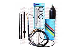 China Field Soil Pressuremeter Soil Testing Equipment Three Chamber Structure 400mm Range supplier
