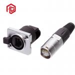 Quick Push Pull Locking RJ45 Waterproof Ethernet Connector