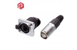 China Quick Push Pull Locking RJ45 Waterproof Ethernet Connector supplier