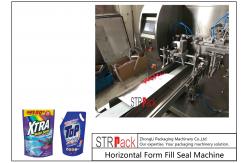 China Laundry Detergent Liquid Pouch Packing Machine With Servo Piston Filling Machine supplier