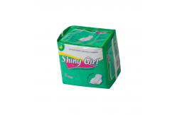 China White Breathable Rectangular Soft Sanitary Napkin With Adhesive supplier