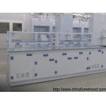 White Chemistry Lab Furniture Phenol Formaldehyde Resin Bench With PP Cabinet for sale