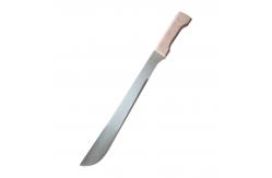 China HRC 50 Antislip Wood Handle Spring Steel Machetes Hardened For Tactical Training supplier
