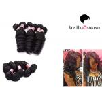 Black Loose Wave 10 Inch - 30 inch hair extensions Double Drawn for sale