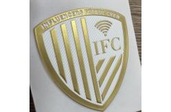 China Custom 3D Raised Logo TPU Heat Transfer Patches For Clothing supplier