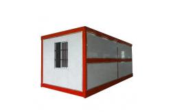 China Prefabricated Folding Container House Contemporary Foldable Shipping Container Home supplier