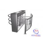 Single Access Fingerprint Automatic Full Height Turnstile With LED Indicator Light for sale