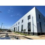 Q235B Q355B Industrial Steel Sheds , Hot DIP Galvanized Steel Warehouse for sale