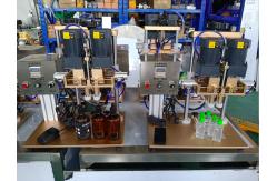 China Multifunction 4 Wheel Screw Capping Machine For Plastic Bottles supplier