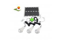 China 5200mah Li Battery Solar Home Lighting System With 3PCS 3W Bulbs supplier