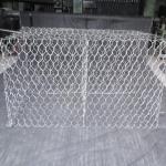 60x80mm 3.4mm Dia Woven Gabion Baskets For Port Project for sale