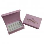 Custom Pink and Gold Logo Vial Perfume Glass Bottle Packaging Box for Mini Perfumes for sale