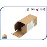 Custom Printed Folding Carton Box Recycled Kraft Paper Cosmetic Shampoo Packaging for sale