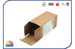 China Custom Printed Folding Carton Box Recycled Kraft Paper Cosmetic Shampoo Packaging supplier