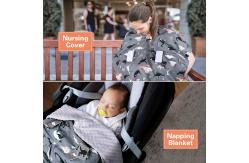 China Multi-use Infant Car Seat Cover,Baby Carrier,Nursing Cover,Minky Blanket supplier