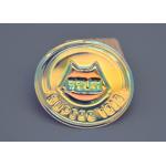 Transparent Rainbow Apparel Patch Custom Embossed 3D Logo PVC Film Material