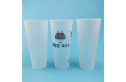 China High Temp Resistant 24oz 700ml Disposable Bubble Tea Cups supplier