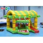 Small Multi fun Crocodile Inflatable Bounce Castle House Slide For Kid